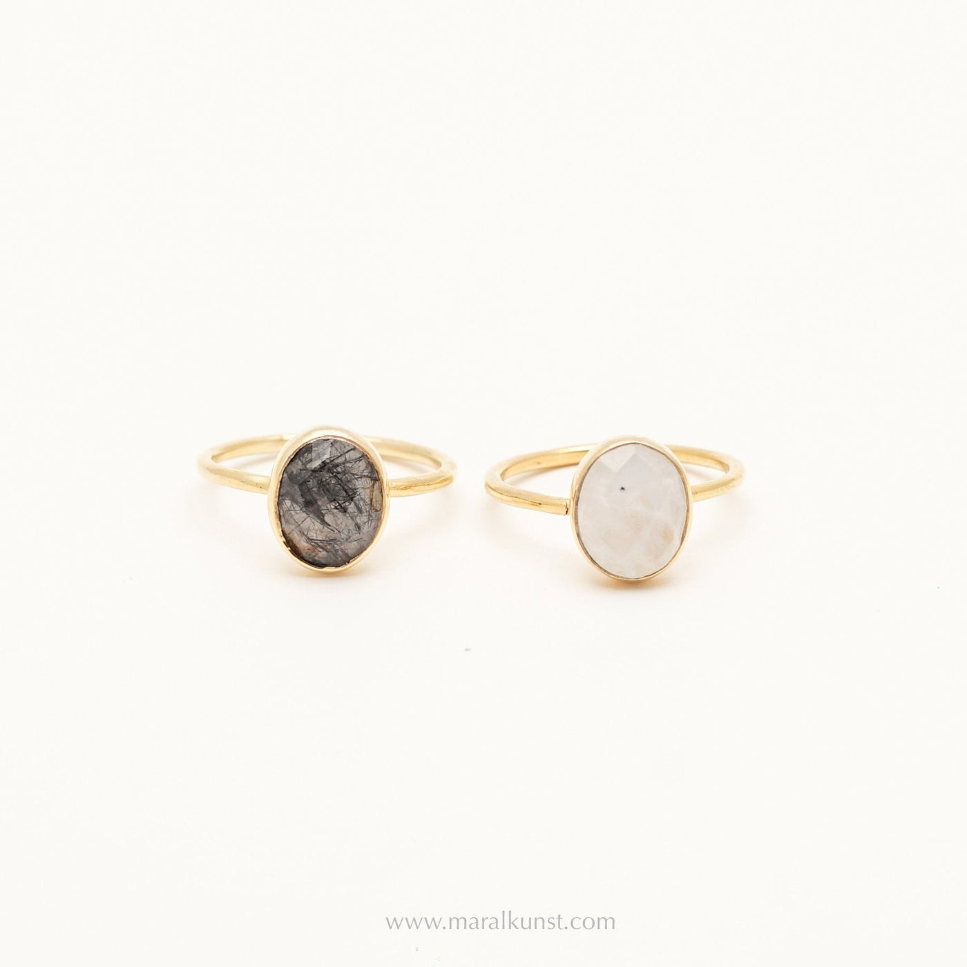 Multi Cabochon Gemstone Ring - Maral Kunst Jewelry