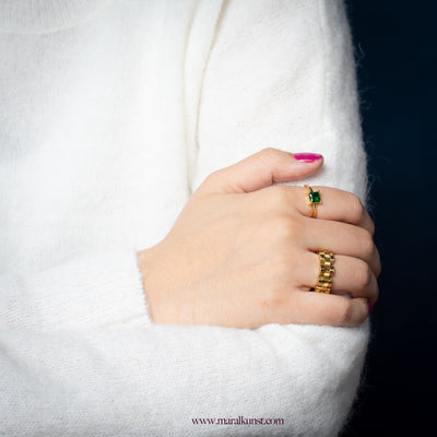 Comfy Gold Chain Ring - Maral Kunst Jewelry
