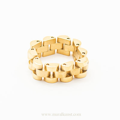 Comfy Gold Chain Ring - Maral Kunst Jewelry