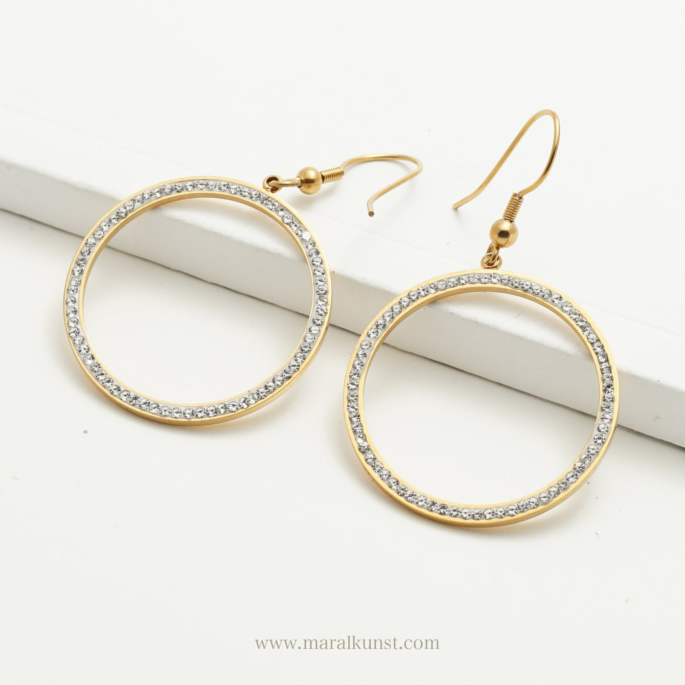 circle earrings - Maral Kunst Jewelry