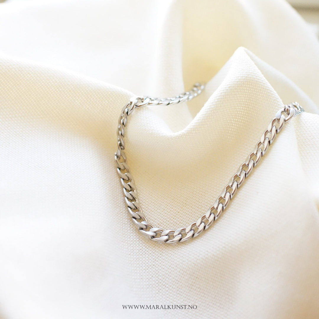 Classic Thick Cuban Chain Necklace - Maral Kunst Jewelry