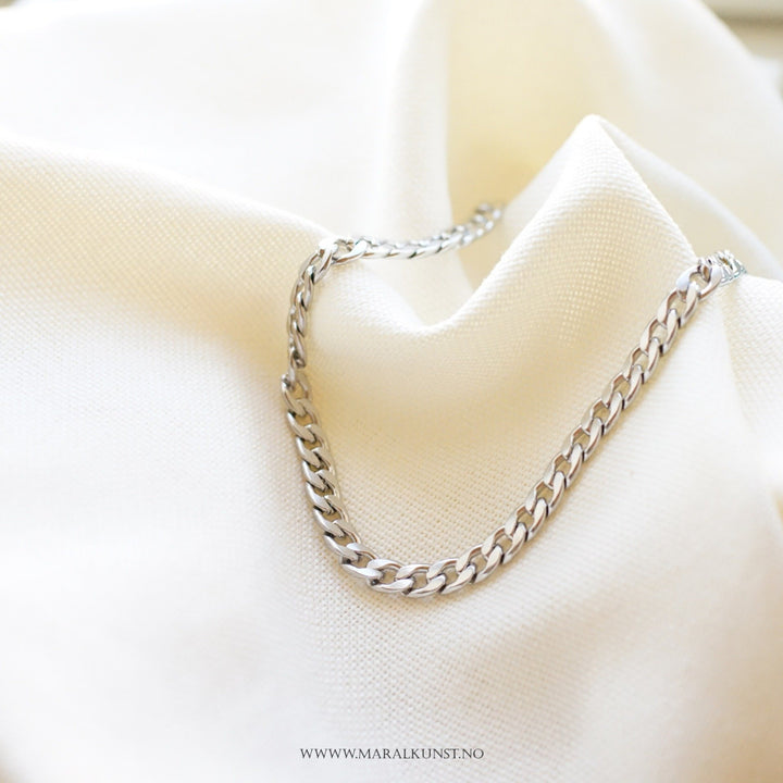 Classic Thick Cuban Chain Necklace - Maral Kunst Jewelry