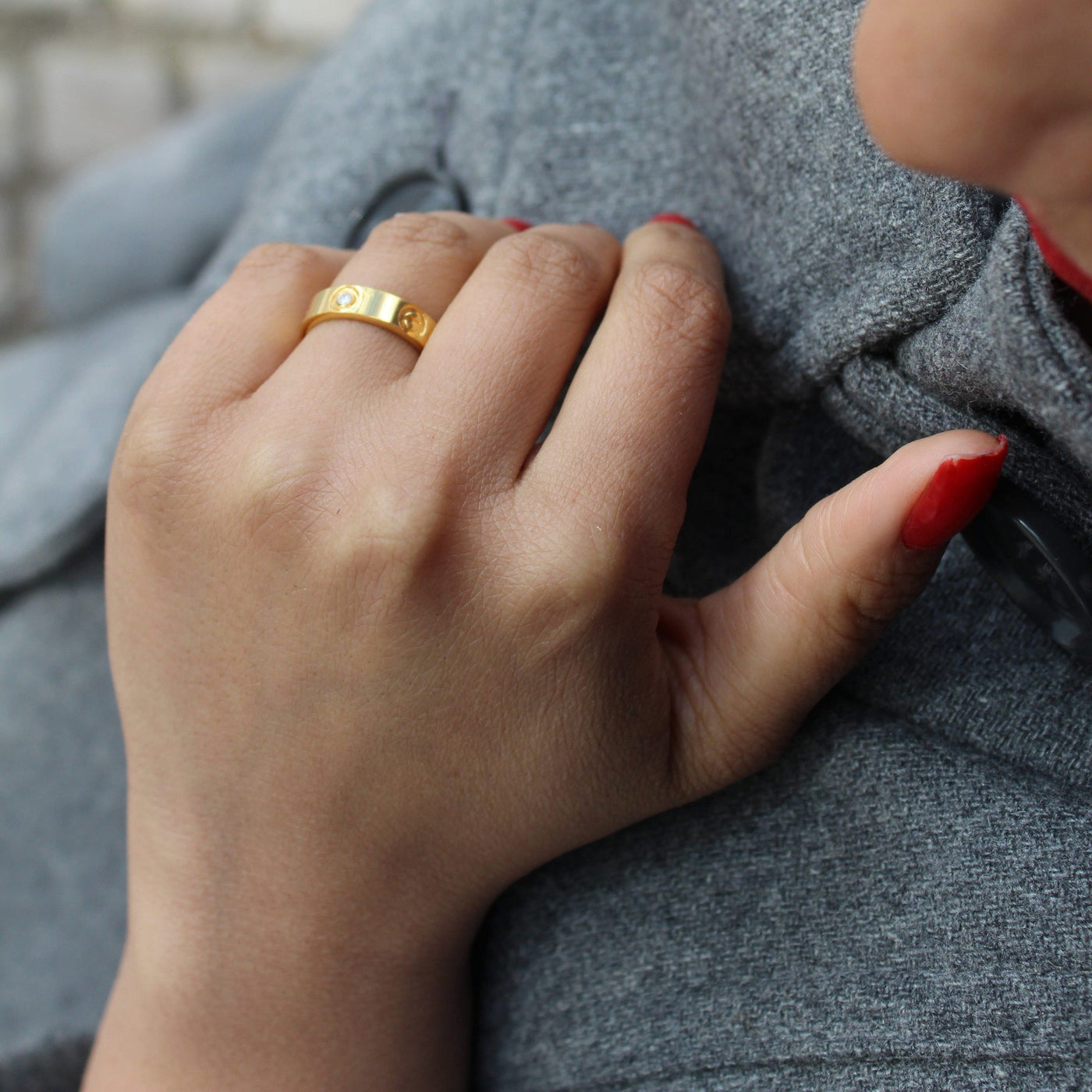 Classic Stacking Ring in Yellow Gold - Maral Kunst Jewelry