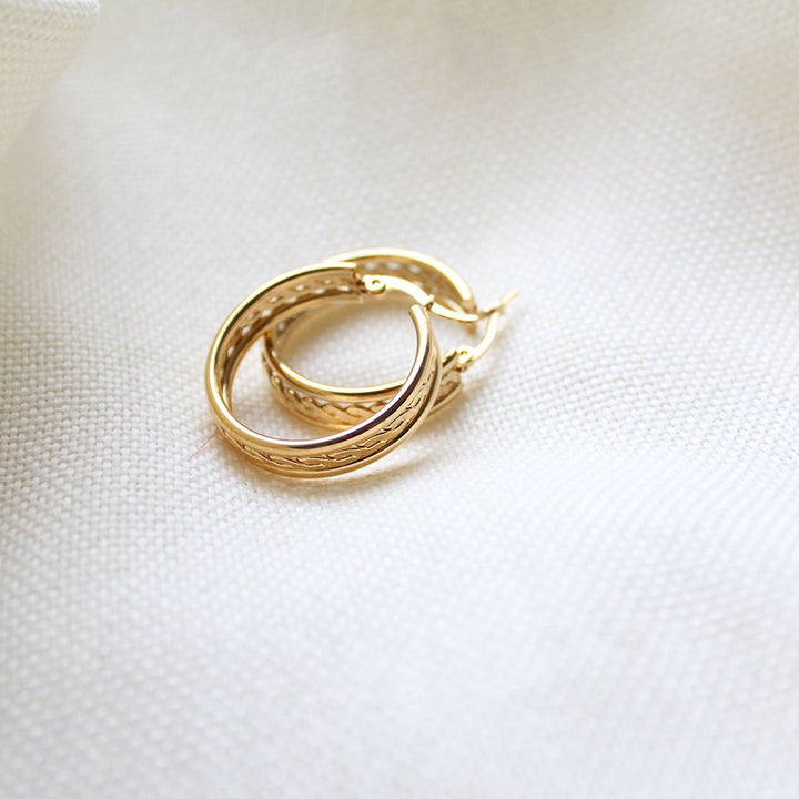 Classical Ribbon Earrings - Maral Kunst Jewelry
