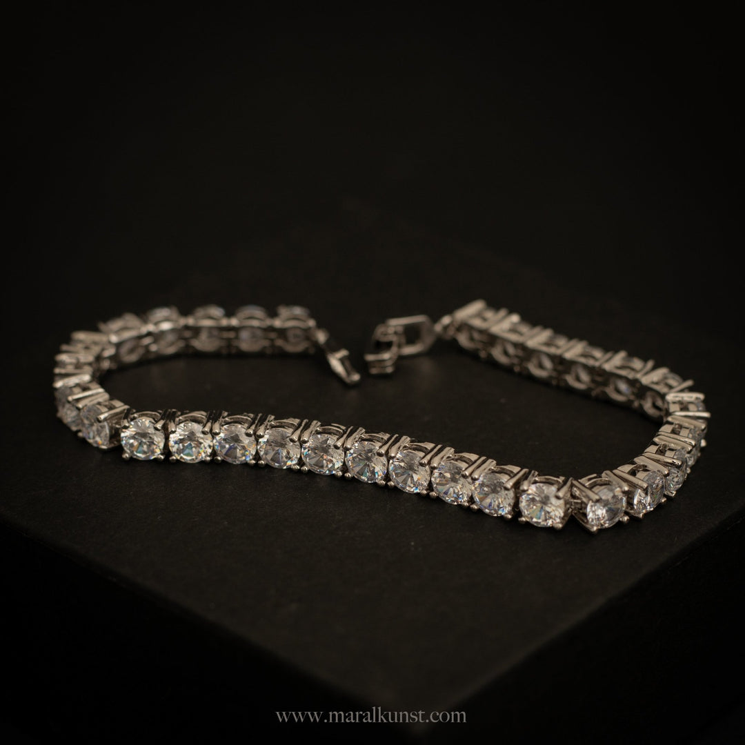 French CZ Tennis Bracelet - Maral Kunst Jewelry