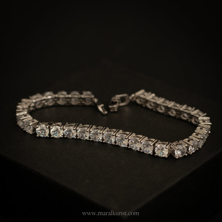 French CZ Tennis Bracelet - Maral Kunst Jewelry