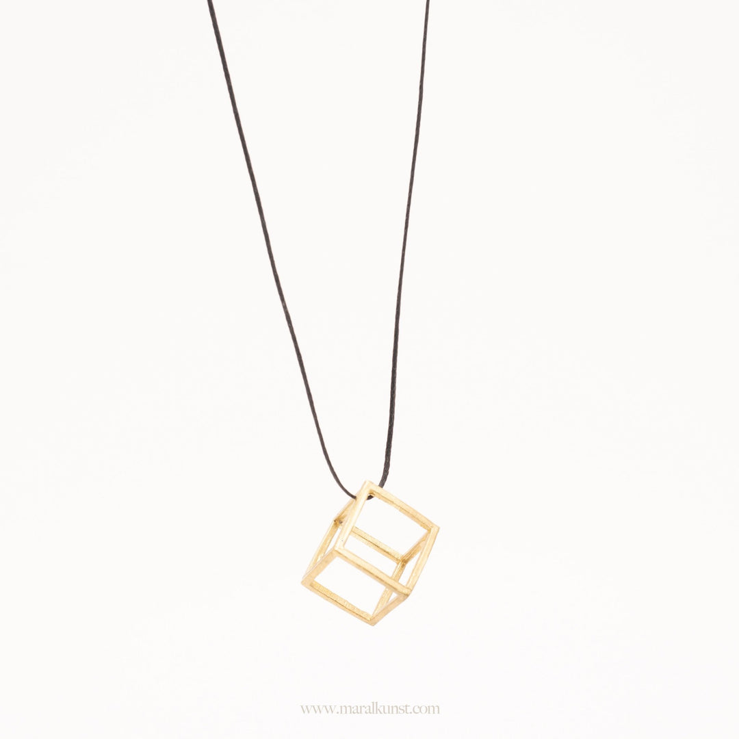 Rubik Cube Handmade Necklace - Maral Kunst Jewelry