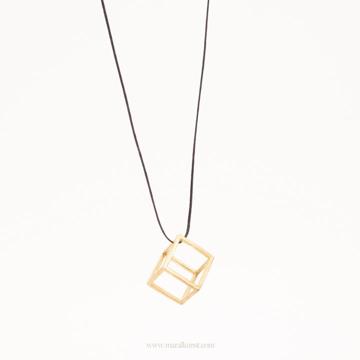 Rubik Cube Handmade Necklace - Maral Kunst Jewelry
