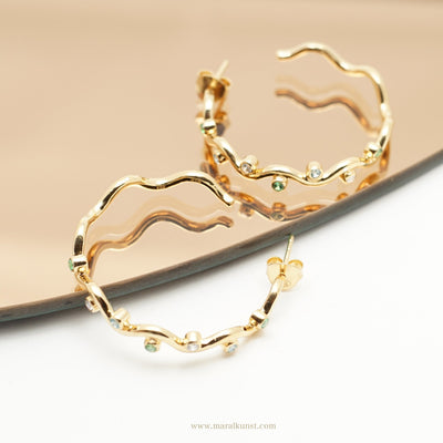Dansk design earrings - Maral Kunst Jewelry