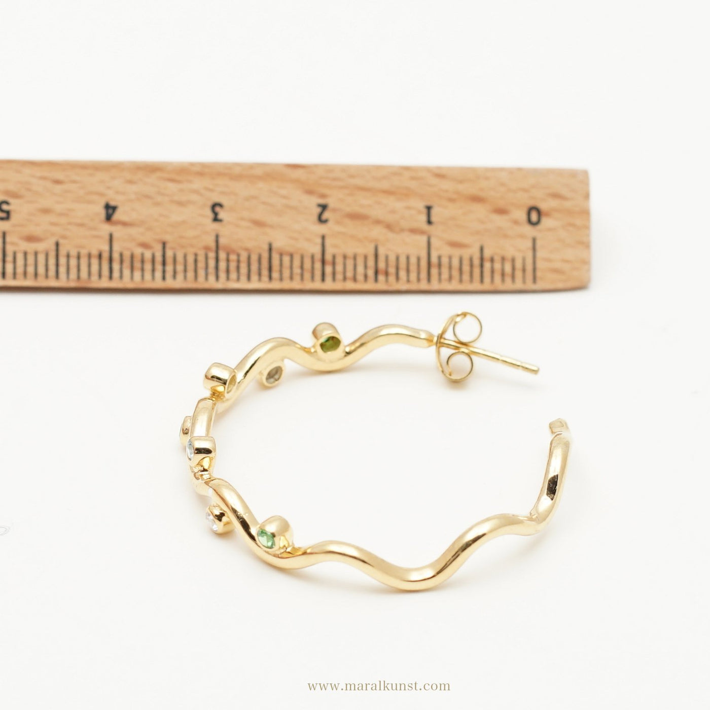 Dansk design earrings - Maral Kunst Jewelry