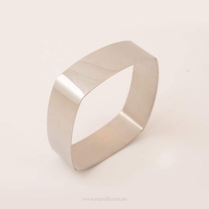 Diana Square Bangle Bracelet - Maral Kunst Jewelry