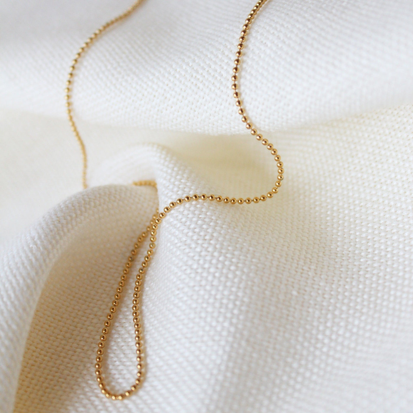 Dot Gold Plated Chain - Maral Kunst Jewelry