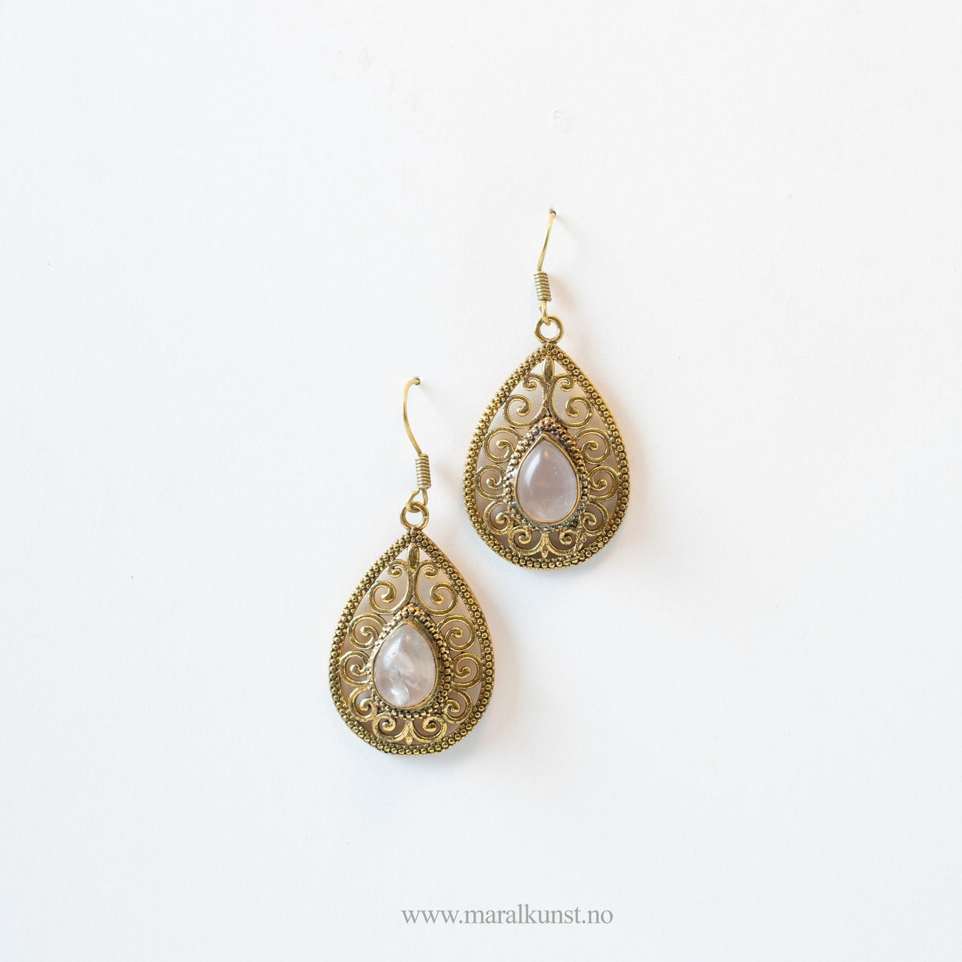 moonstone Drop Earrings - Maral Kunst Jewelry