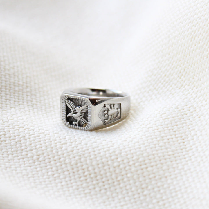 Eagle Gothic Ring - Maral Kunst Jewelry