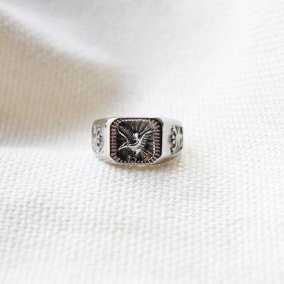 Eagle Gothic Ring - Maral Kunst Jewelry