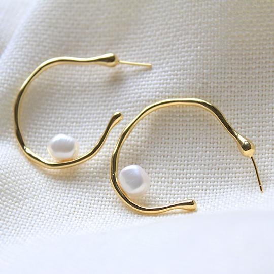 Earrings With Pearl - Maral Kunst Jewelry