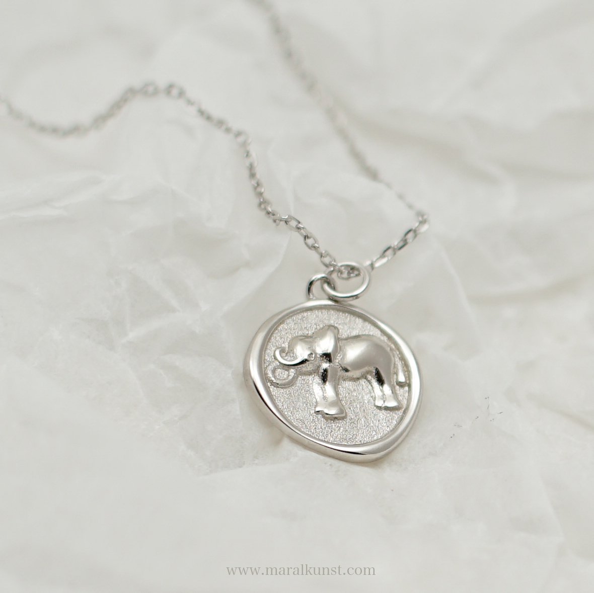 Elephant Good Luck Necklace - Maral Kunst Jewelry