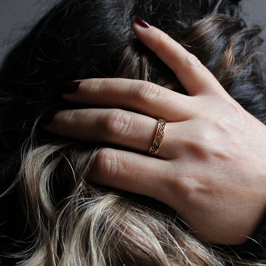 Eslimi Pattern Ring - Maral Kunst Jewelry