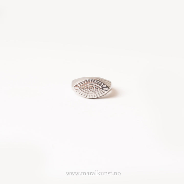 Evil Eye Good Vibe Ring - Maral Kunst Jewelry