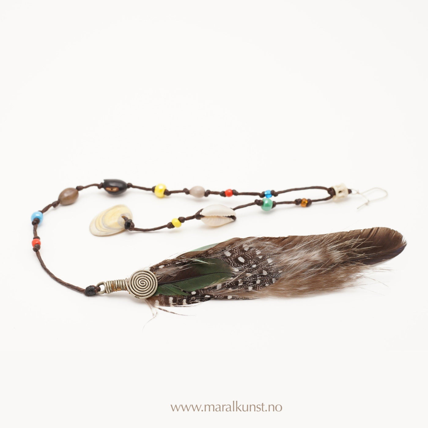 Feather Shell Earrings - Maral Kunst Jewelry