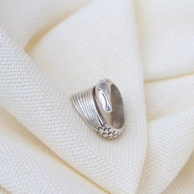 Fish Sterling Handmade Silver Ring - Maral Kunst Jewelry