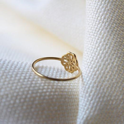 Flower Gold Ring - Maral Kunst Jewelry