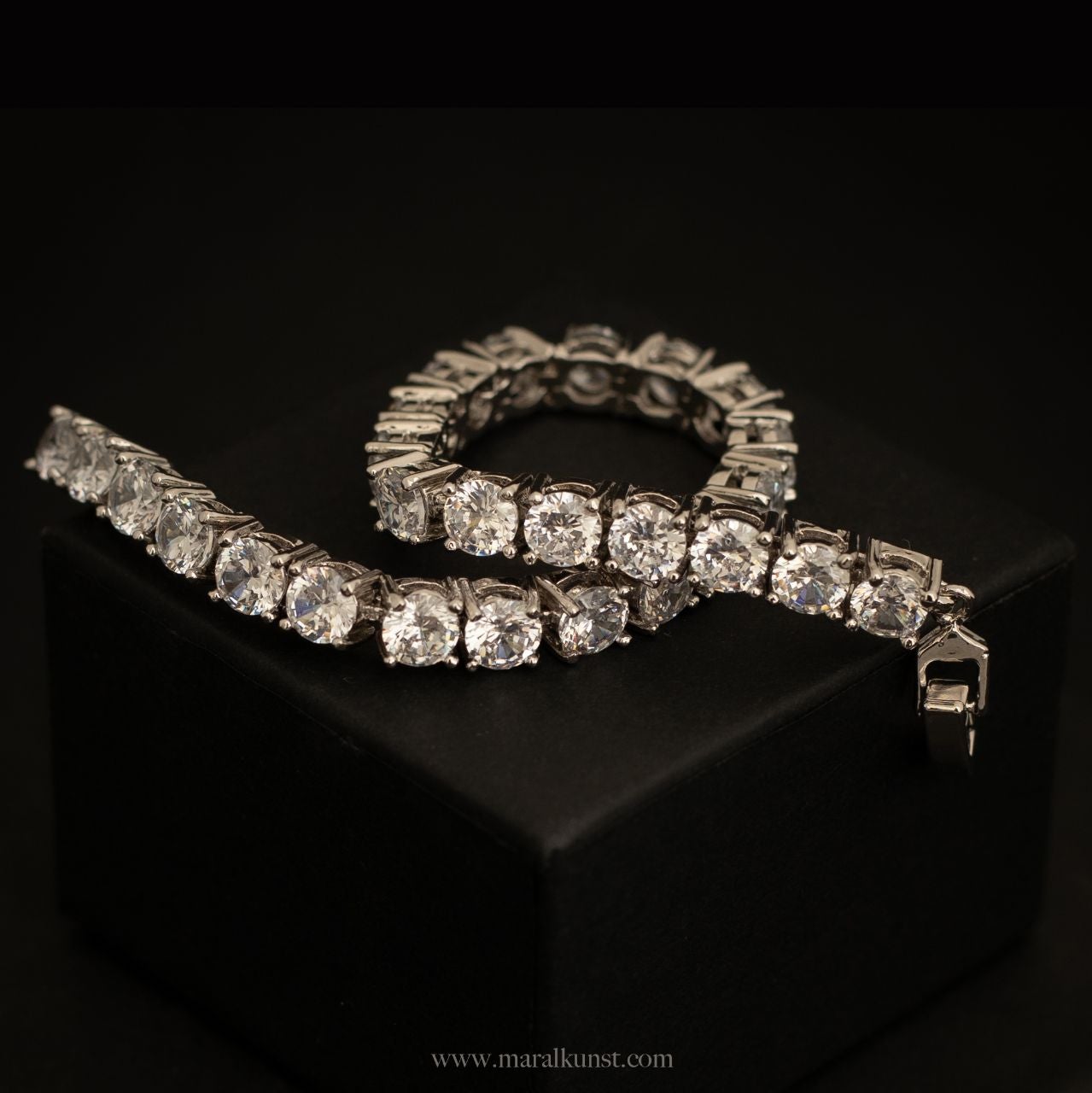 French CZ Tennis Bracelet - Maral Kunst Jewelry