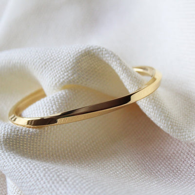 Modern Gold Cuff Bracelet - Maral Kunst Jewelry