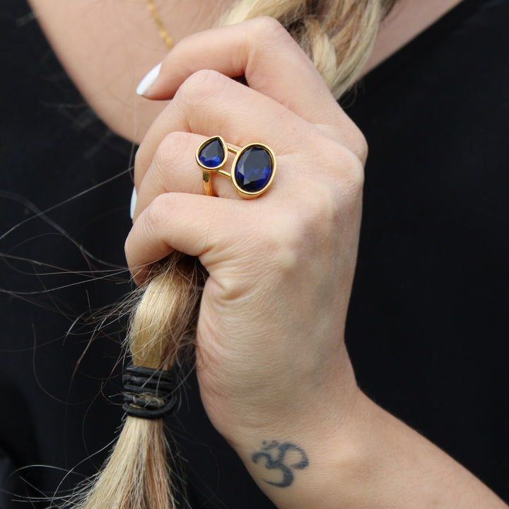 Gold Plated New Ring - Maral Kunst Jewelry