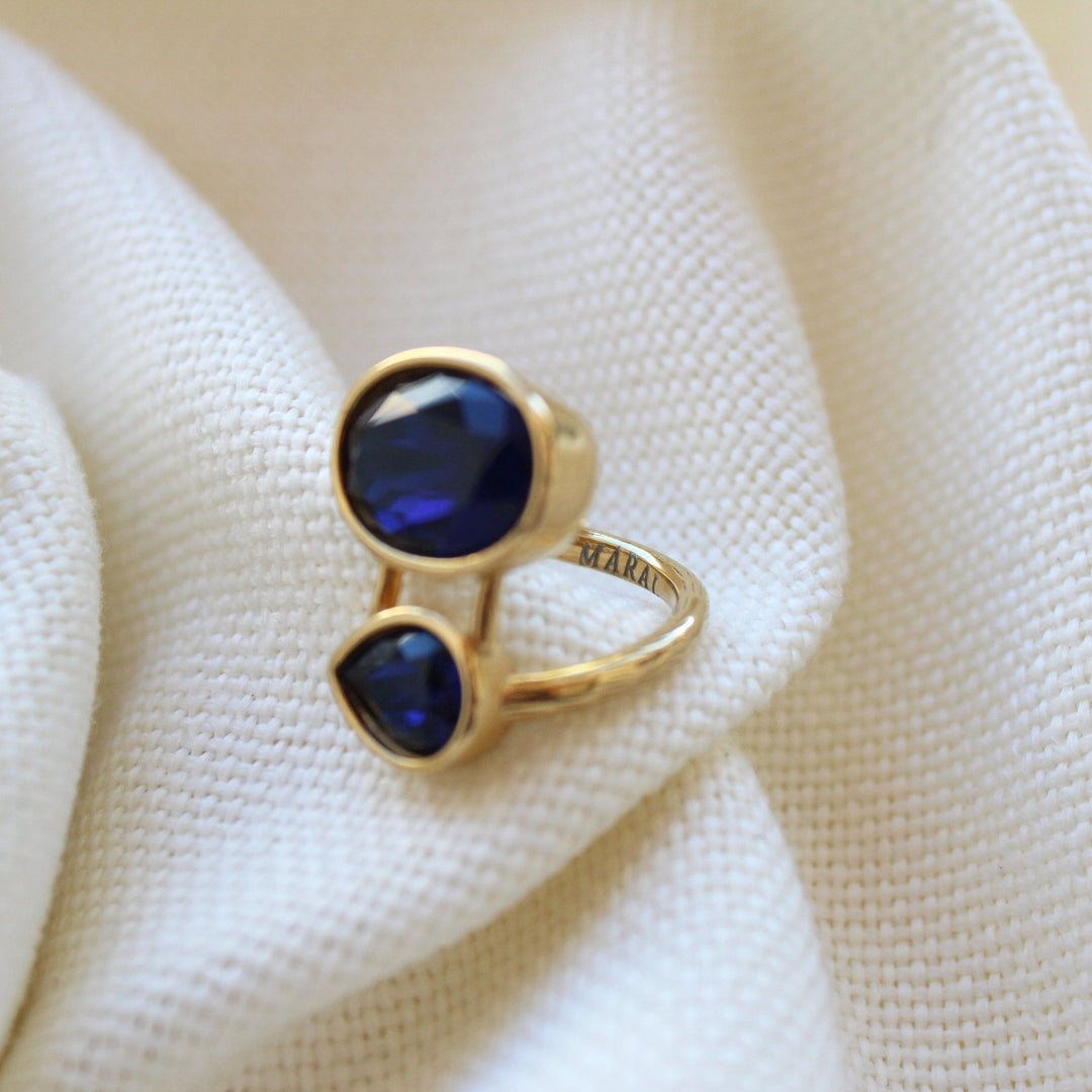 Gold Plated New Ring - Maral Kunst Jewelry