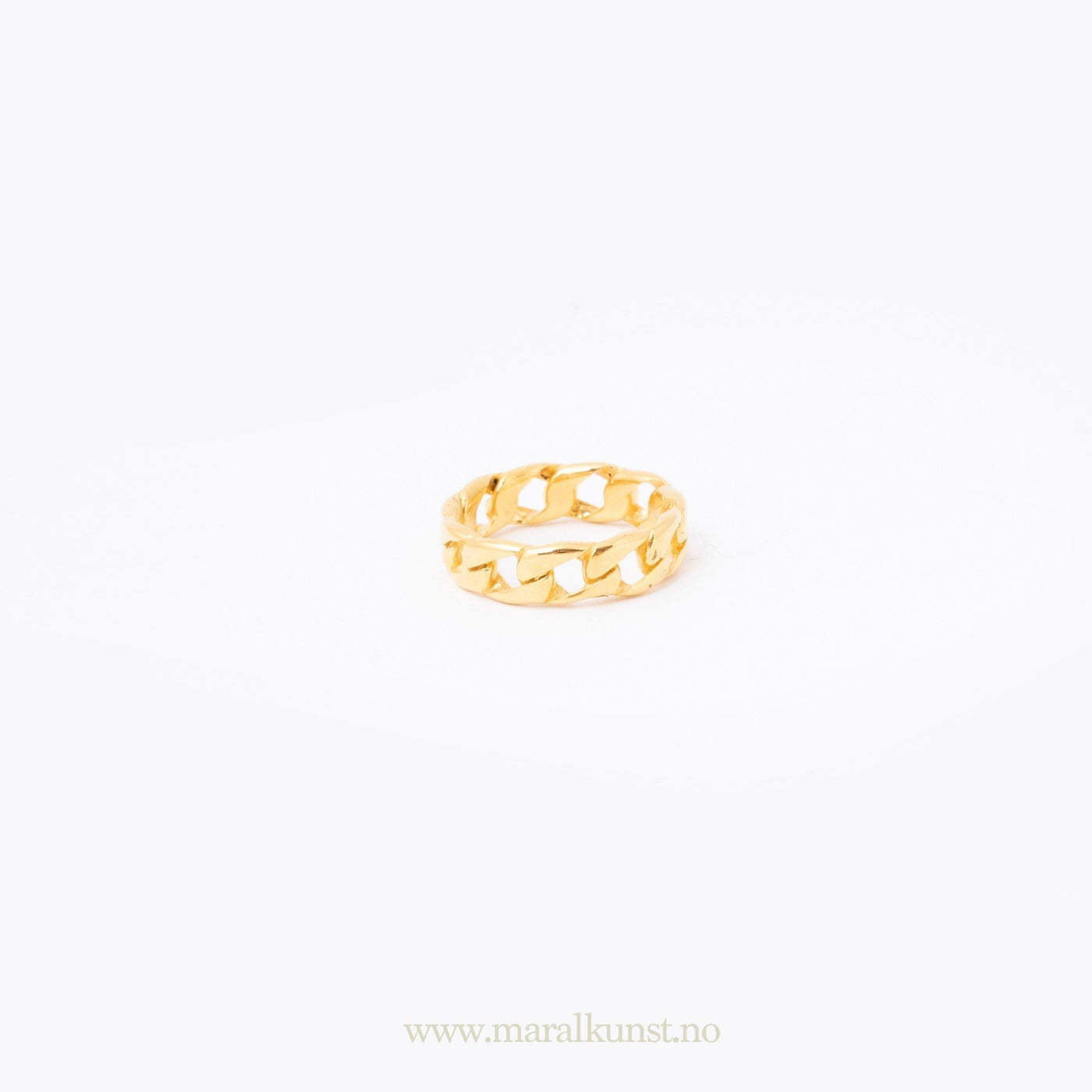 Curb Chain Link Ring - Maral Kunst Jewelry