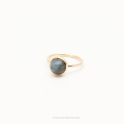 Multi Cabochon Stack Ring in Gold - Maral Kunst Jewelry