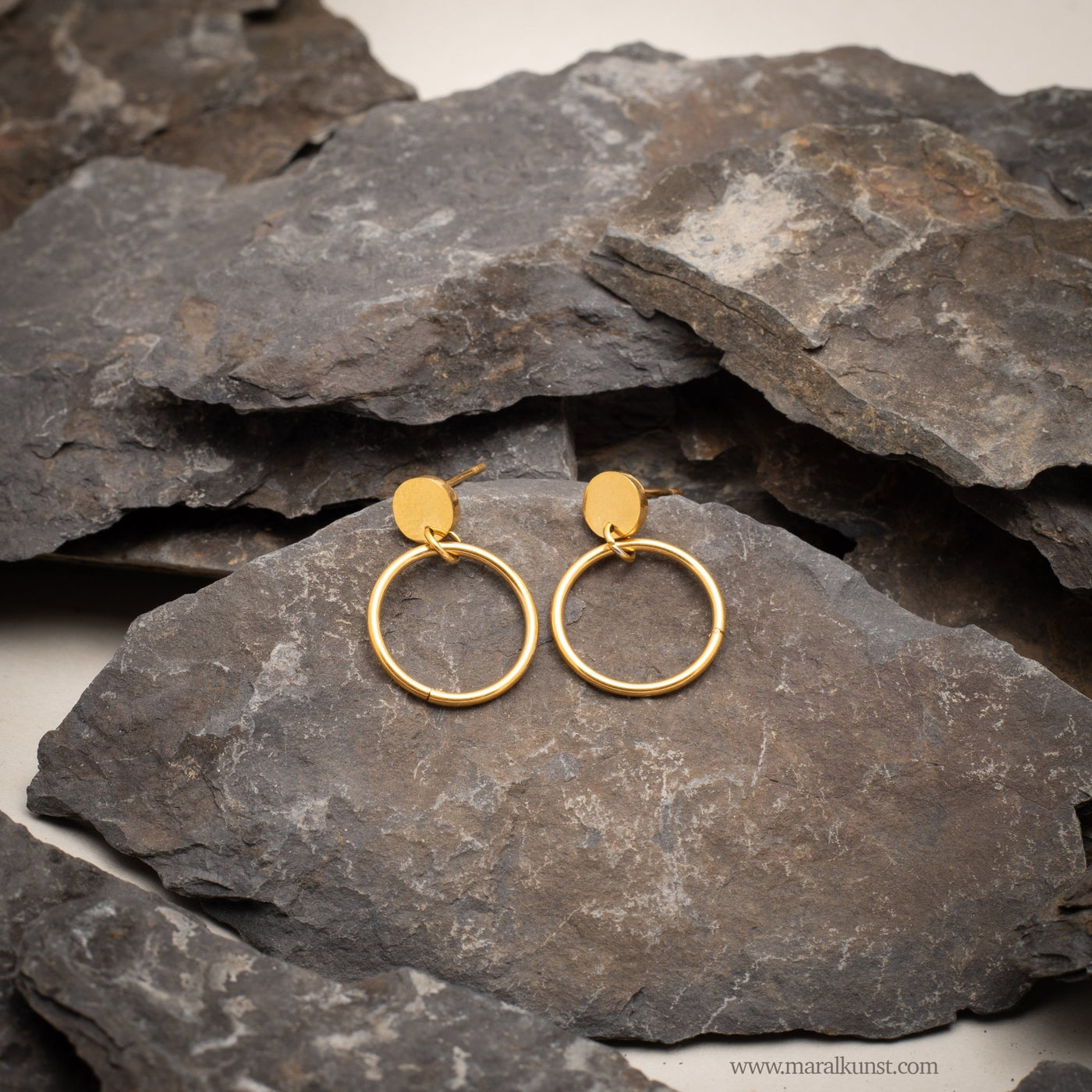 Hanna Gold Earrings - Maral Kunst Jewelry