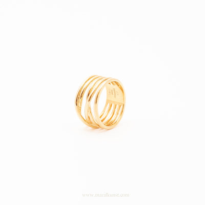 Hazel Intertwined Entwined Ring - Maral Kunst Jewelry