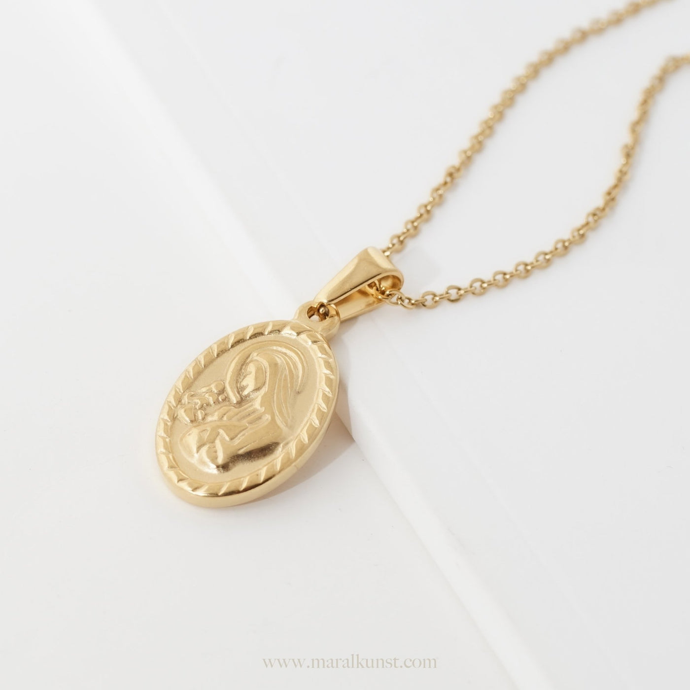 Holy Mary Necklace - Maral Kunst Jewelry