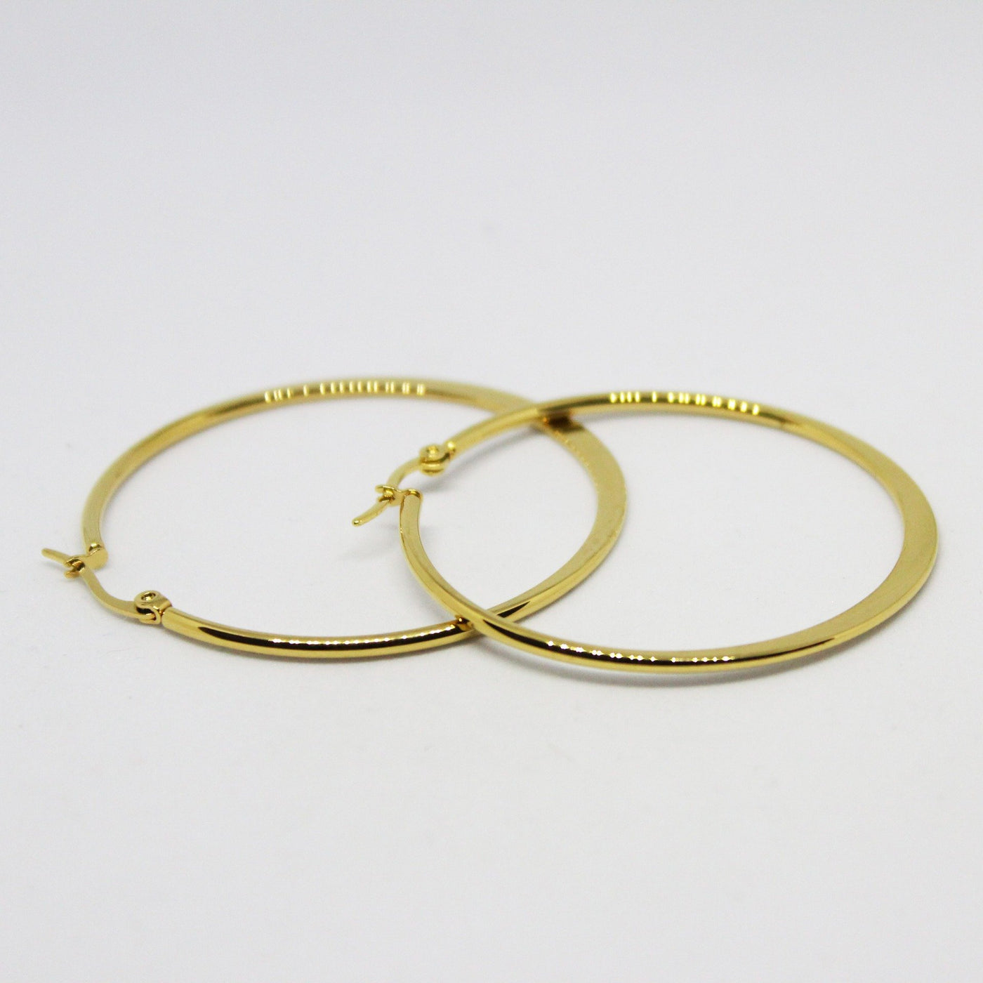 Big Hoop Earrings in Yellow Gold - Maral Kunst Jewelry