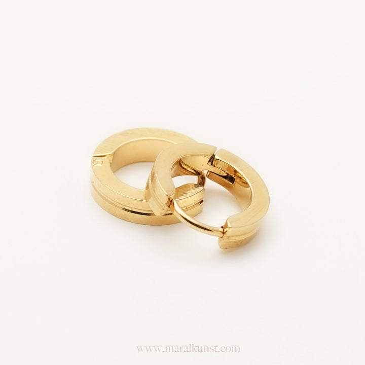 Hope Hoop Earrings - Maral Kunst Jewelry