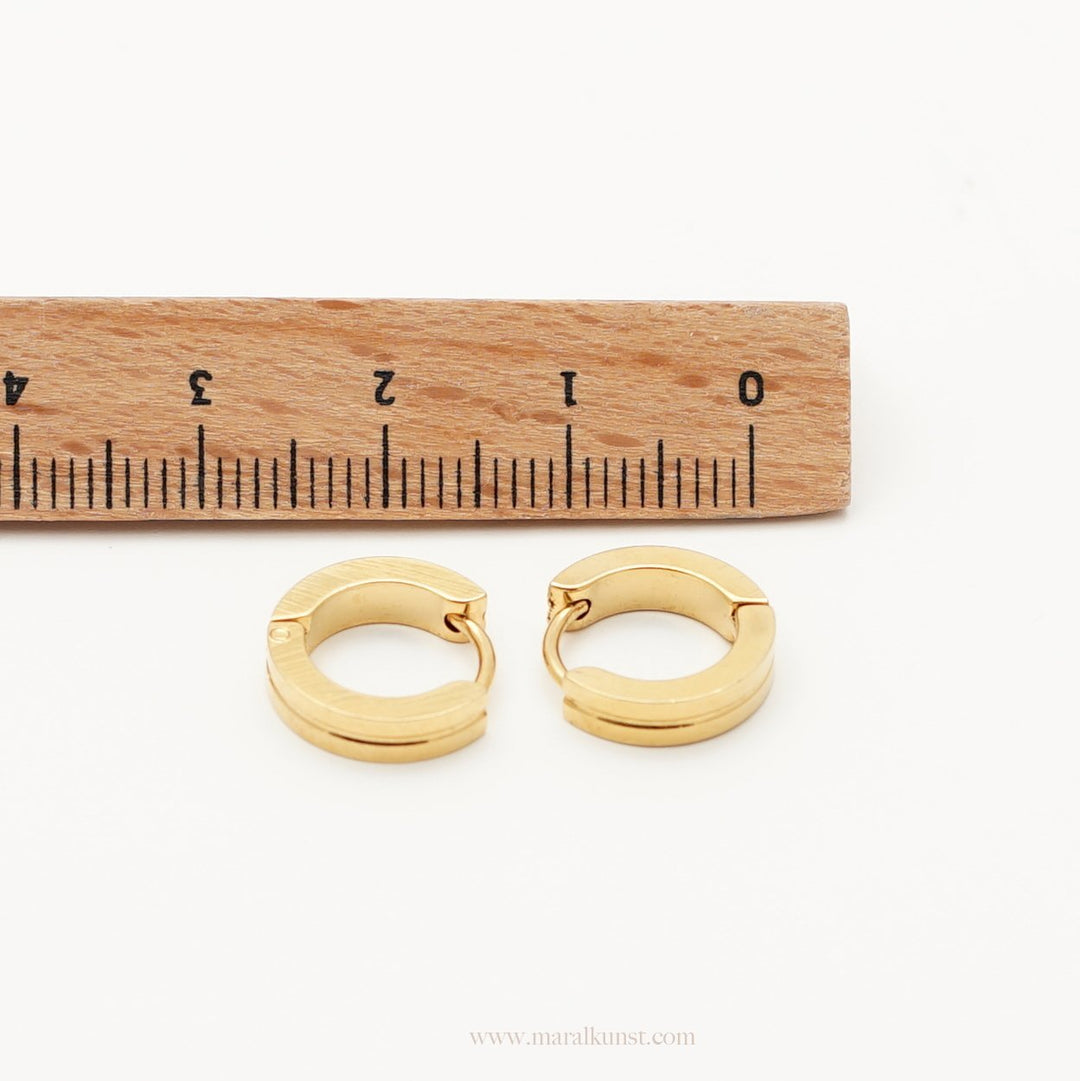 Hope Hoop Earrings - Maral Kunst Jewelry