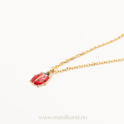 Cute Ladybugs Necklace - Maral Kunst Jewelry