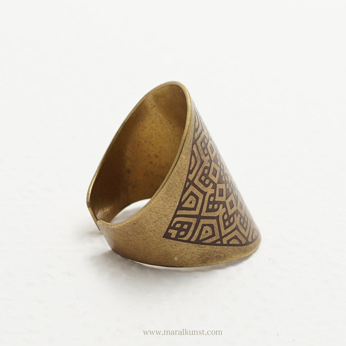 Geometric Pattern Ring - Maral Kunst Jewelry