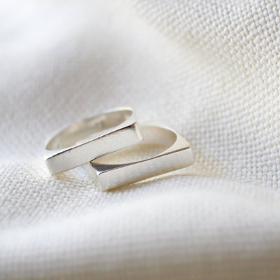 Kubusring Sterling Silver Ring - Maral Kunst Jewelry