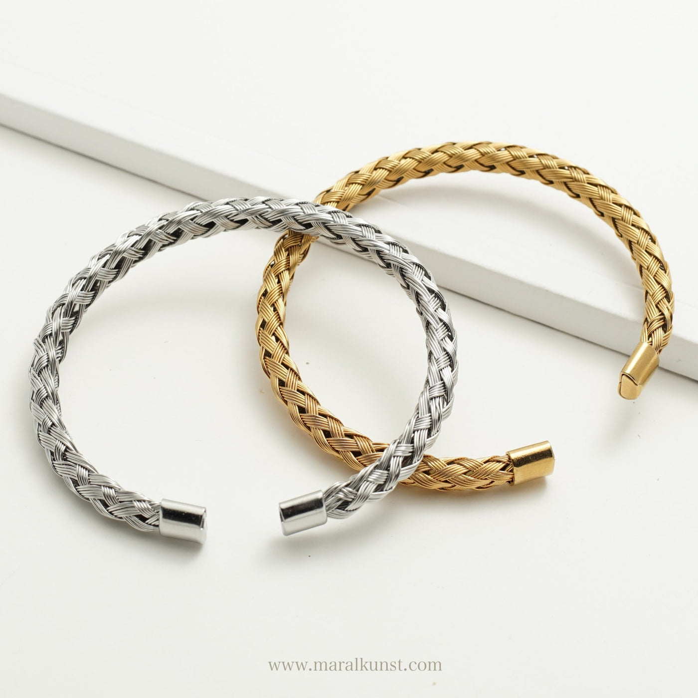 Legend Gold Cuff Bracelet - Maral Kunst Jewelry