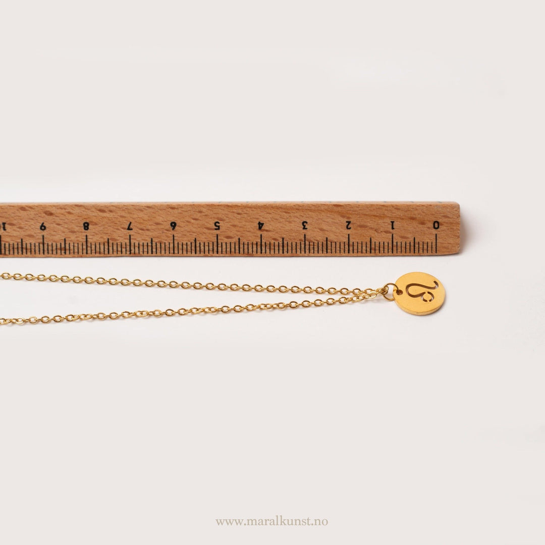 Leo Zodiac Sign Necklace - Maral Kunst Jewelry