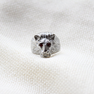 Lion Head Vintage Ring - Maral Kunst Jewelry