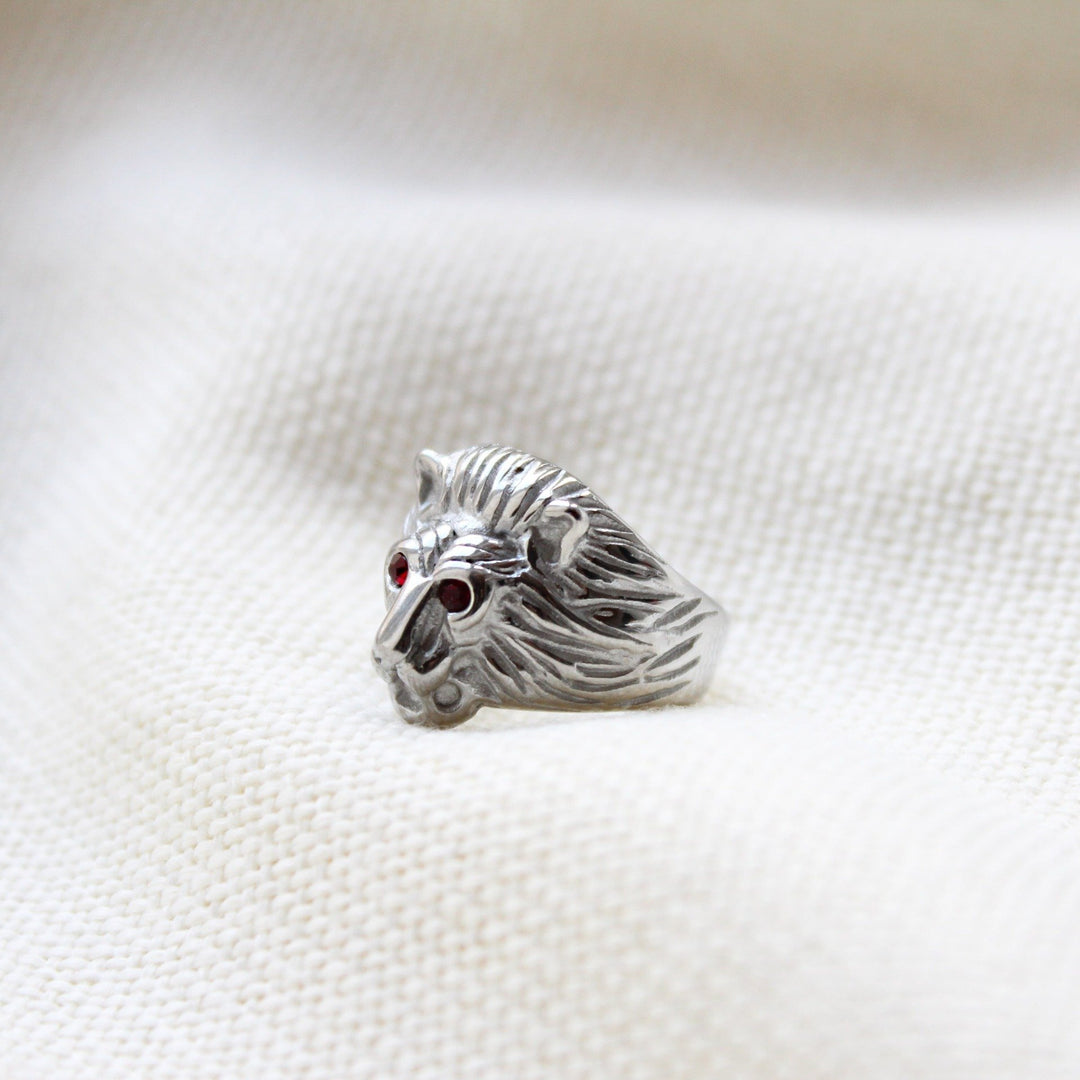 Lion Head Vintage Ring - Maral Kunst Jewelry