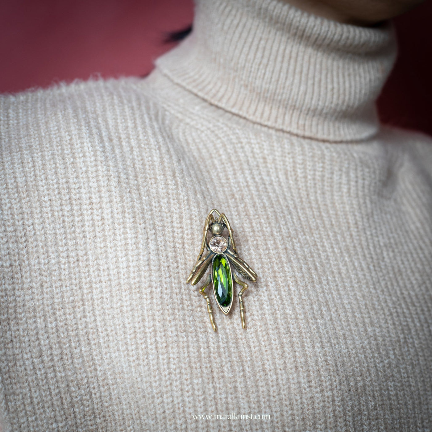 Locust Insect Brooch - Maral Kunst Jewelry