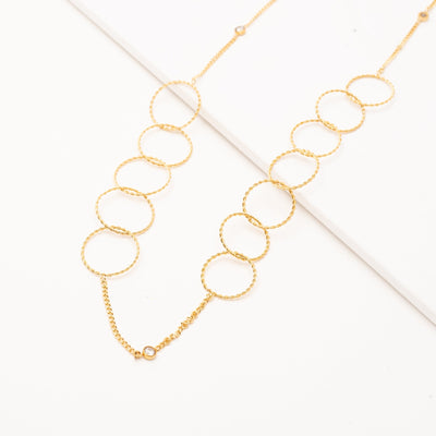 Long O Link Chain Necklace - Maral Kunst Jewelry