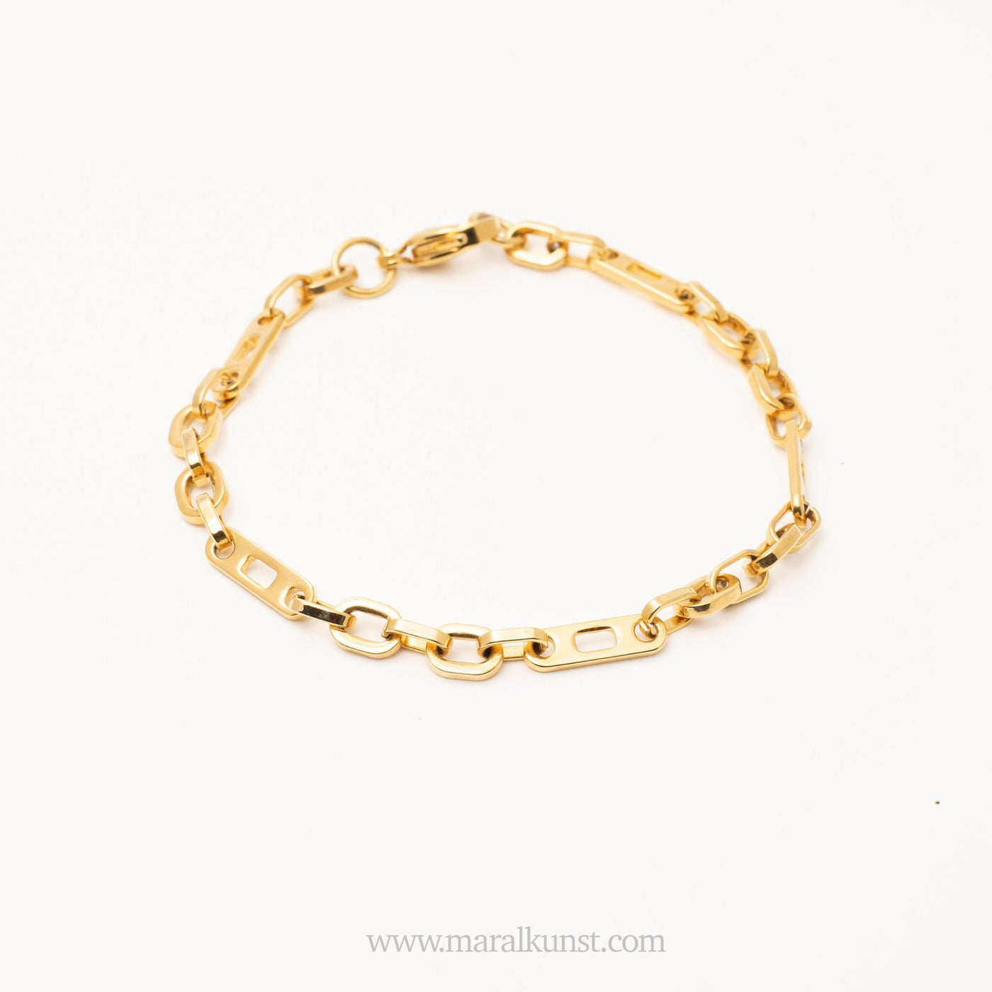 Lou Gold Chain Bracelet - Maral Kunst Jewelry