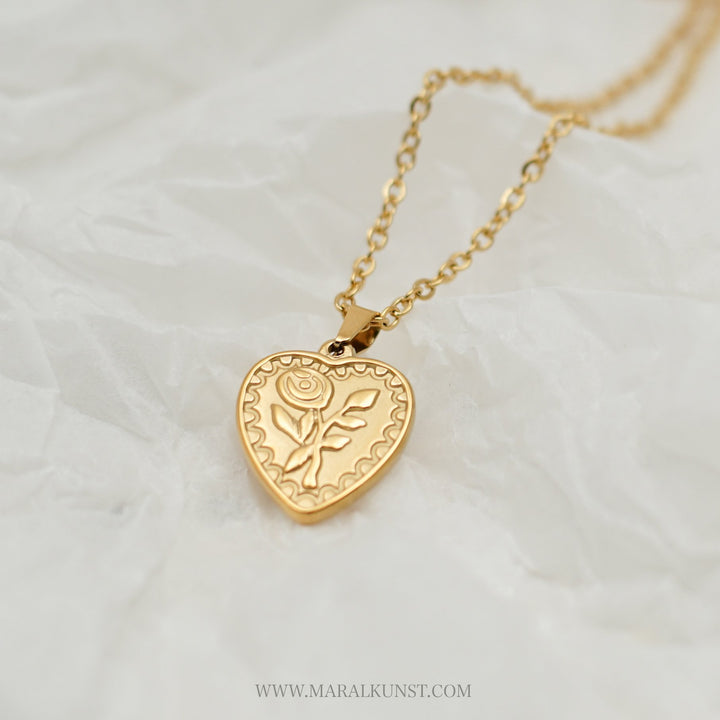Love At First Sight Flower Necklace - Maral Kunst Jewelry