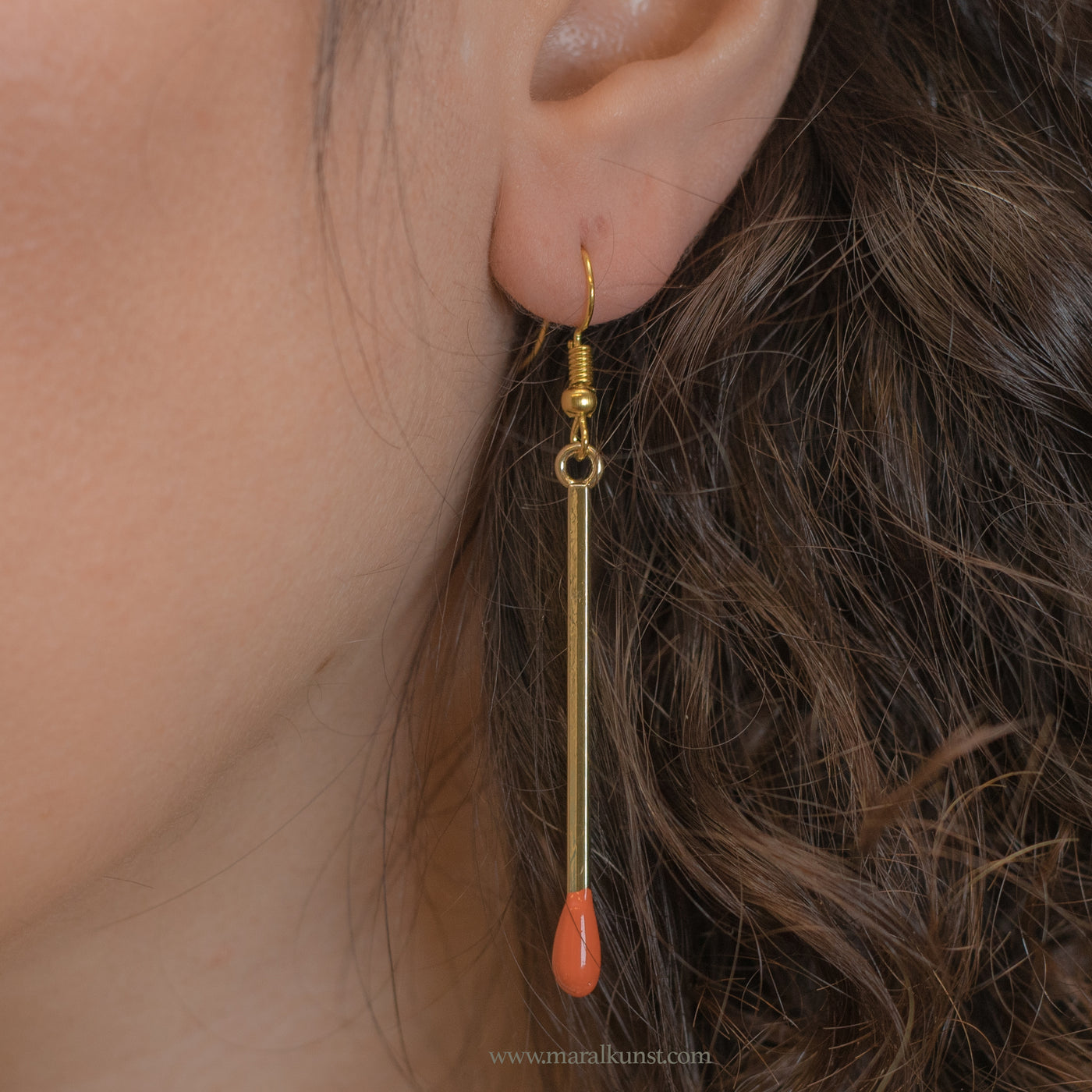 matchstick earrings